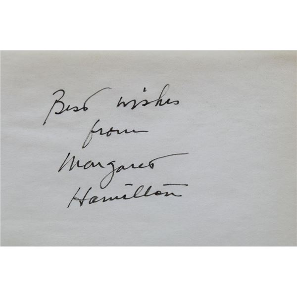 Wicked Witch of the West Margaret Hamilton signed slip