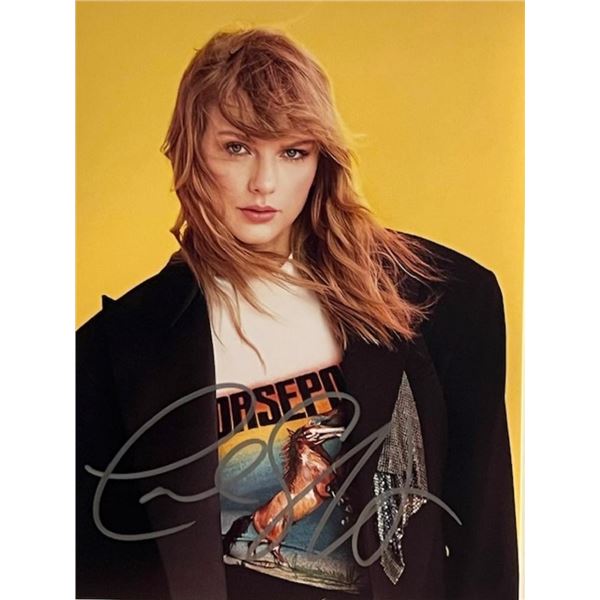Taylor Swift signed photo