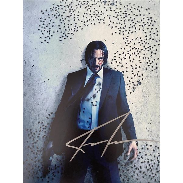 John Wick Keanu Reeves signed photo