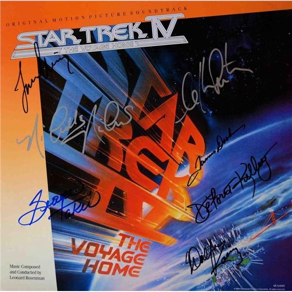 Star Trek signed original Star Trek IV: The Voyage Home soundtrack album