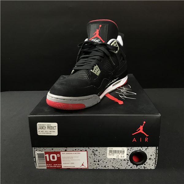 MENS AIR JORDAN 4 RETRO BRED 2012 SIZE 10.5