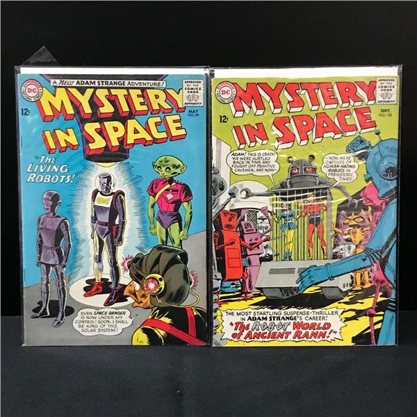 LOT OF 2 MYSTERY IN SPACE COMICS - DC COMICS