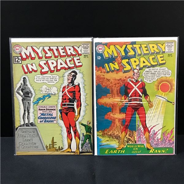 LOT OF 2 MYSTERY IN SPACE COMICS - DC COMICS