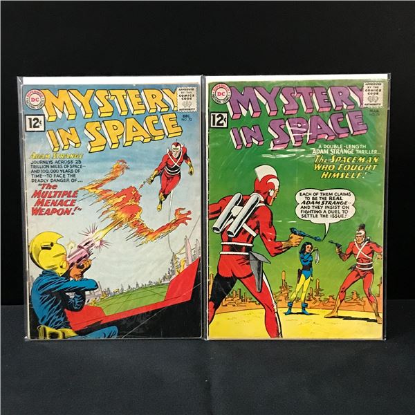 LOT OF 2 MYSTERY IN SPACE COMICS - DC COMICS