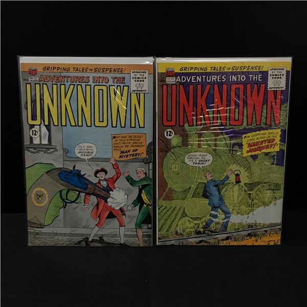 LOT OF 2 ADVENTURES INTO THE UNKNOWN #131-132 - ACG COMICS