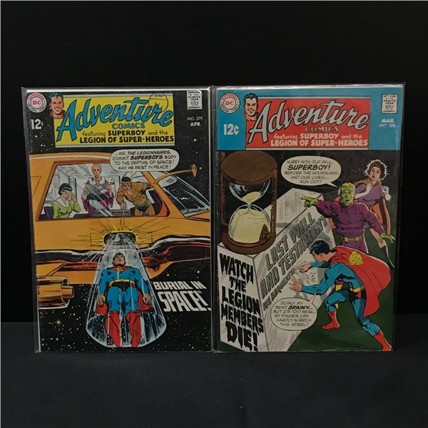 LOT OF 2 ADVENTURE COMICS - DC COMICS