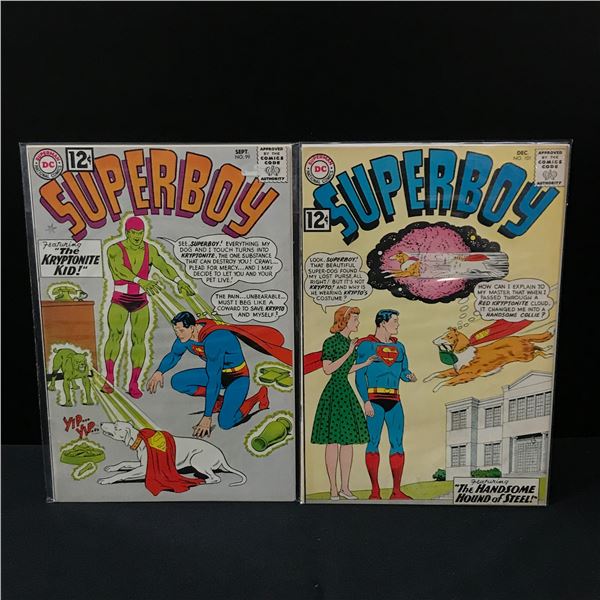 LOT OF 2 SUPERBOY COMICS - DC COMICS