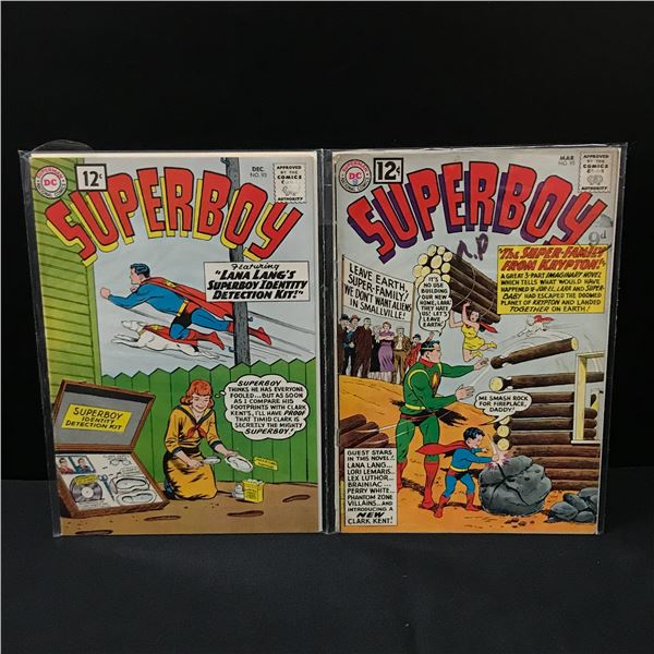 LOT OF 2 SUPERBOY COMICS - DC COMICS