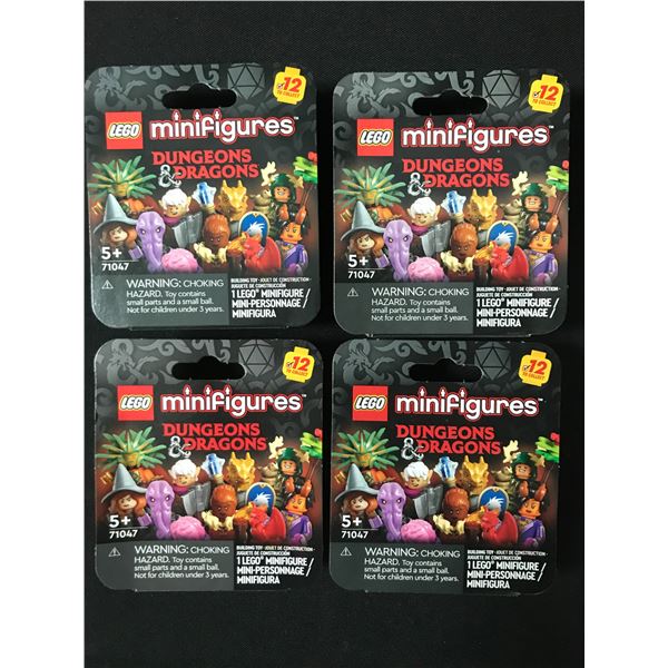 LOT OF 4 LEGO DUNGEONS AND DRAGONS MINIFIGURE IN ORIGINAL PACKS