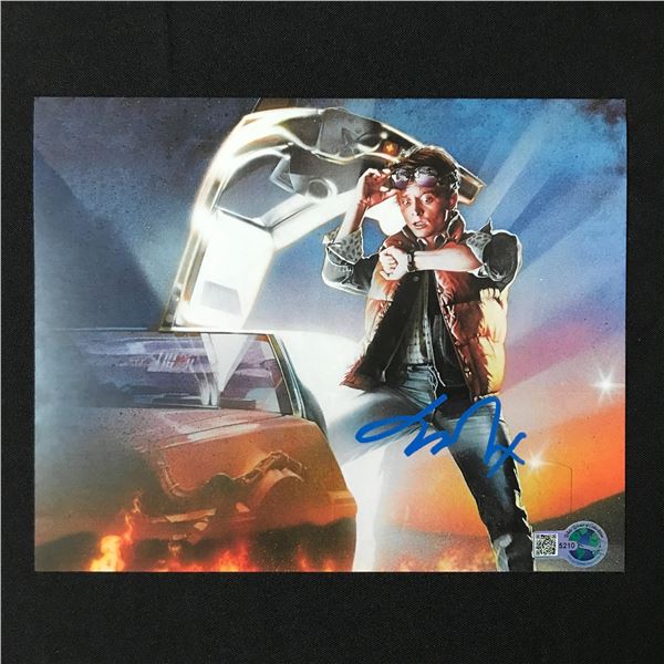 MICHAEL J FOX SIGNED 8X10 PHOTO WWOC COA