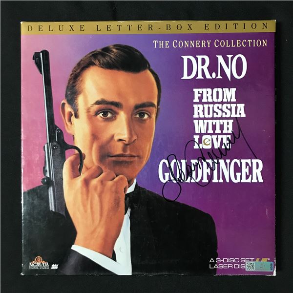 SEAN CONNORY SIGNED LASER DISC - CELEBRITY EXPERTS COA