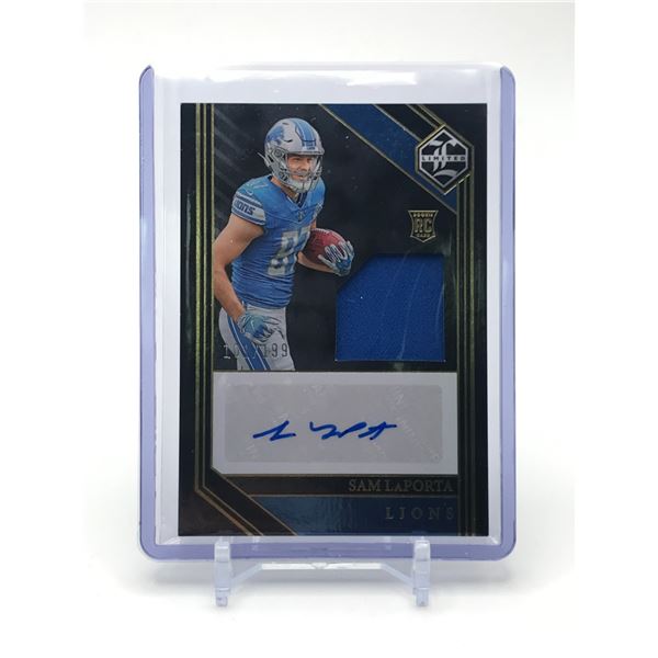 2023 PANINI LTD. SAM LAPORTA SIGNED ROOKIE CARD - PANINI COA