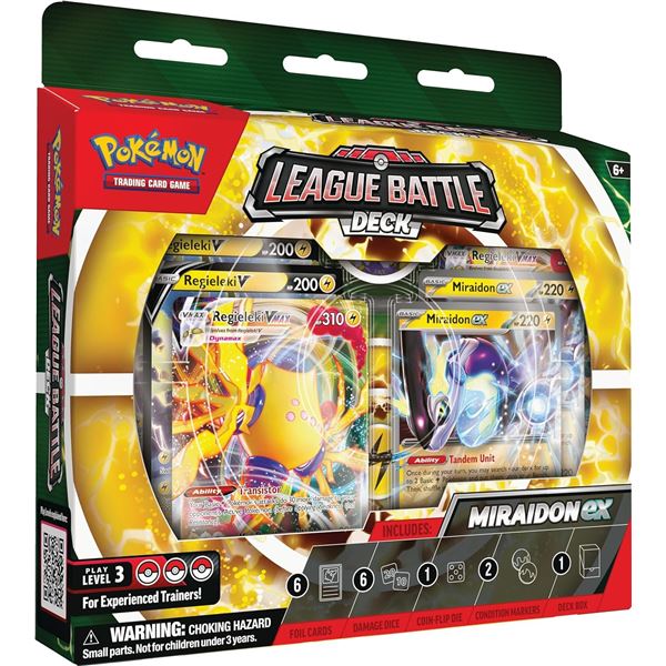 POKEMON TCG MIRAIDON EX LEAGYUE BATTLE DECK SEALED BOX