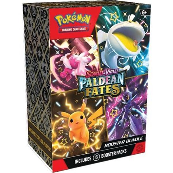 POKEMON TCG SCARLET & VIOLET PALDEAN FATES SALED BOOSTER BUNDLE BOX