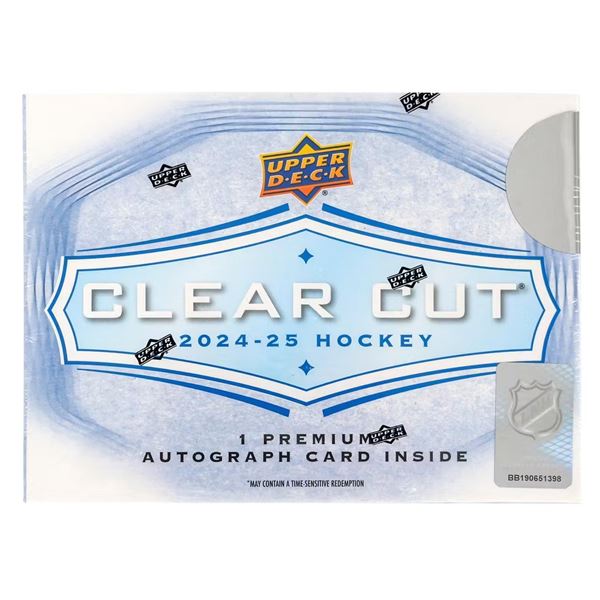 2024-25 UPPER DECK CLEAR CUT SEALED BOX