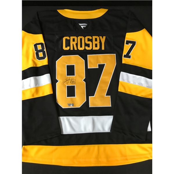SIDNEY CROSBY SIGNED PITTSBURGH PENGUINS JERSEY - ACE COA
