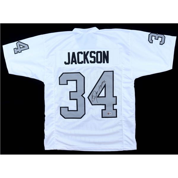 BO JACKSON SIGNED FOOTBALL JERSEY - BECKETT COA