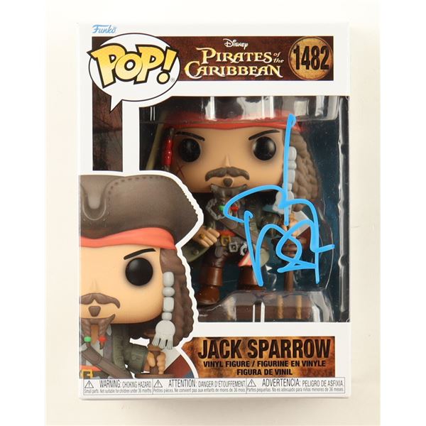 JOHNNY DEPP SIGNED PIRATES OF THE CARIBBEAN FUNKO POP - BECKETT COA