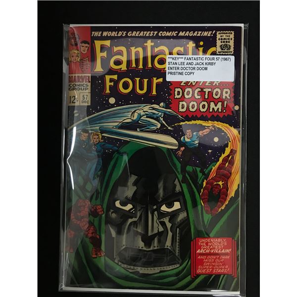 FANTASTIC FOUR #57 (1967) ENTER DOCTOR DOOM - MARVEL COMICS