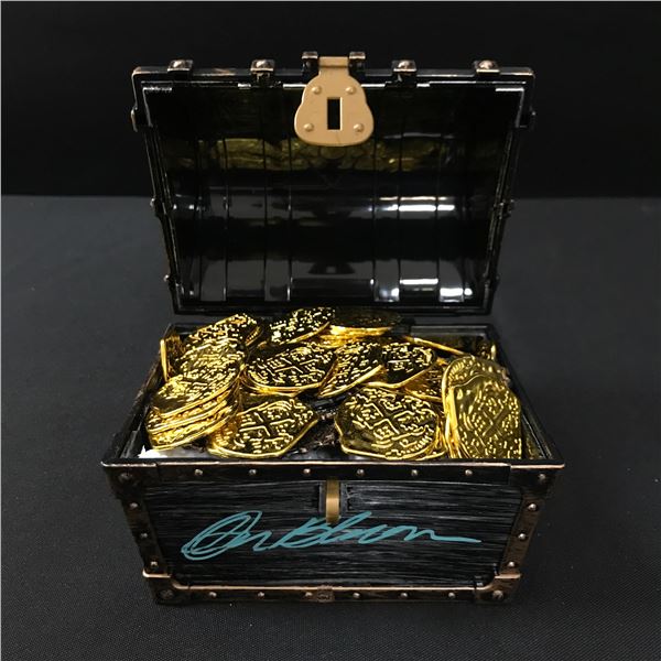 ORLANDO BLOOM SIGNED TREASURE CHEST - WWOC COA