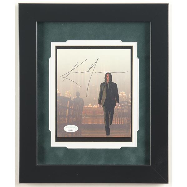 KEANU REEEVS SIGNED AND FRAMED JOHN WICK PICTURE - JSA COA