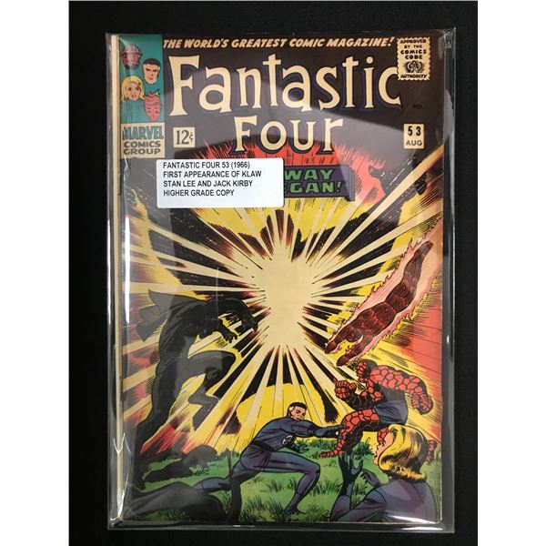 FANTASTIC FOUR #53 (1966) 1ST APPEARANCE OF KLAW - MARVEL COMICS