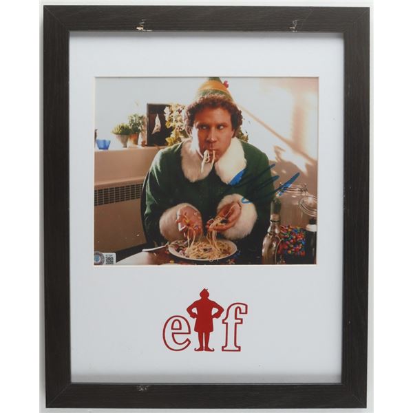 WILL FERREL SIGNED AND FRAMED ELF 8X10 - BECKETT COA