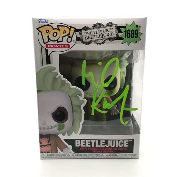 MICHAEL KEETON SIGNED BEETLEJUICE FUNKO POP - KB COA