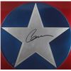 Image 2 : CHRIS EVANS SIGNED CAPTAIN AMERICA SHIELD - BECKETT AND FANATICS COA