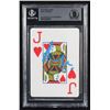 Image 1 : MATT DAMON SIGNED JACK OF HEARTS - BECKETT COA AND ENSCAPSULATED