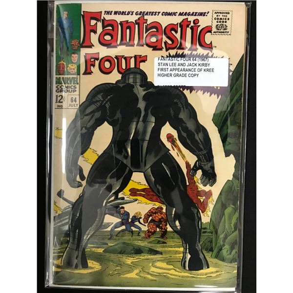 FANTASTIC FOUR #64 (1967) 1ST APPEARANCE OF KREE - MARVEL COMICS