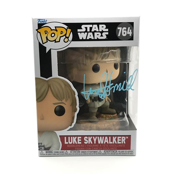 MARK HAMILL SIGNED LUKE SKYWALKER FUNKO POP - KB COA