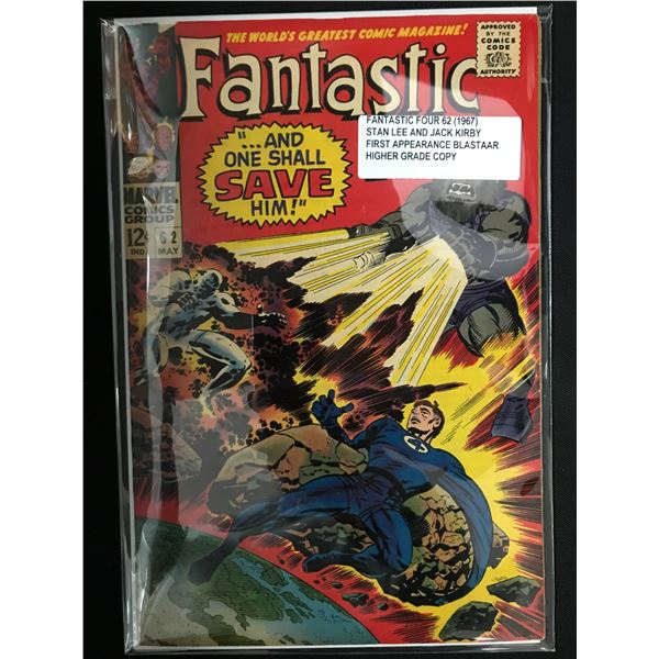 FANTASTIC FOUR #62 (1967) 1ST APPEARANCE OF BLASTAAR - MARVEL COMICS
