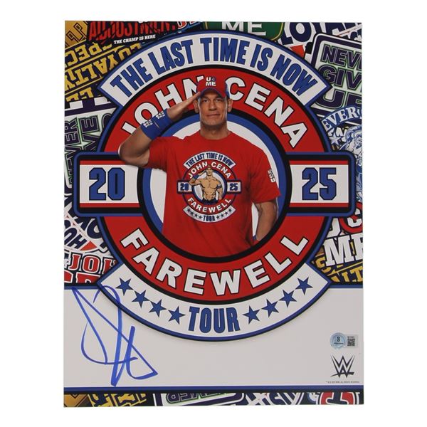 JOHN CENA SIGNED 8X10 - BECKETT COA