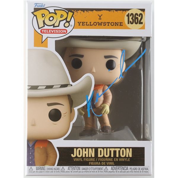 KEVIN COSTNER SIGNED JOHN DUTTON FUNKO POP - PSA COA