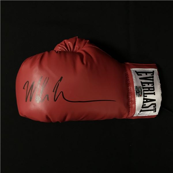 MIKE TYSON SIGNED RED EVERLAST GLOVE - FANATICS COA