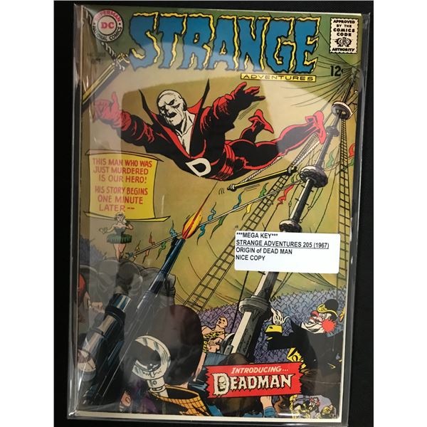 STRANGE ADVENTURES #205 (1967) ORIGIN OF DEAD MAN - DC COMICS