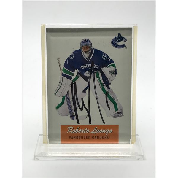 ROBERTO LUONGO SIGNED TRADING CARD