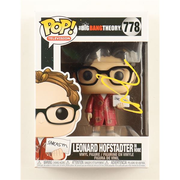 JOHNNY GALECKI SIGNED LEONARD HOFSTADTER BIG BANG THEORY FUNKO POP - PSA COA