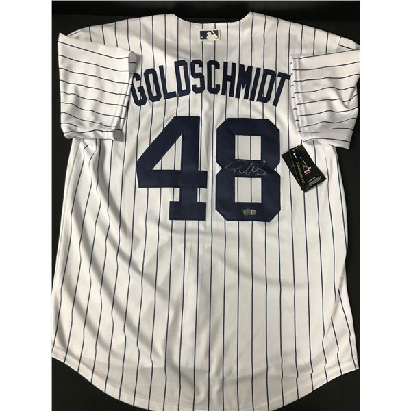 PAUL GOLDSCHMIDT SIGNED New York YANKEES BASEBALL JERSEY - ACE COA