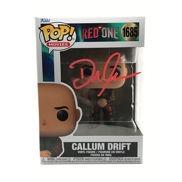 DWAYNE THE ROCK JOHNSON SIGNED CALLUM DRIFT FUNKO POP - KB COA
