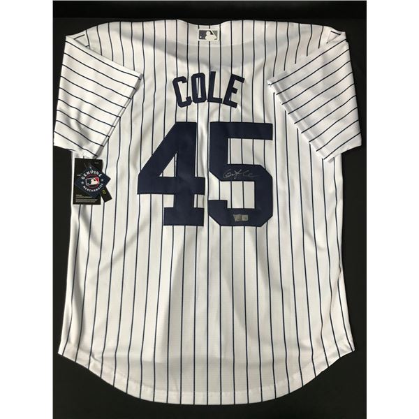 GERRIT COLE SIGNED NEW YORK YANKEES JERSEY - ACE COA