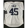 Image 1 : GERRIT COLE SIGNED NEW YORK YANKEES JERSEY - ACE COA
