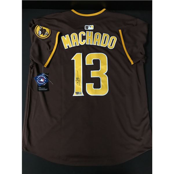 MANNY MACHADO SIGNED SAN DIEGO PADRES JERSEY - ACE COA