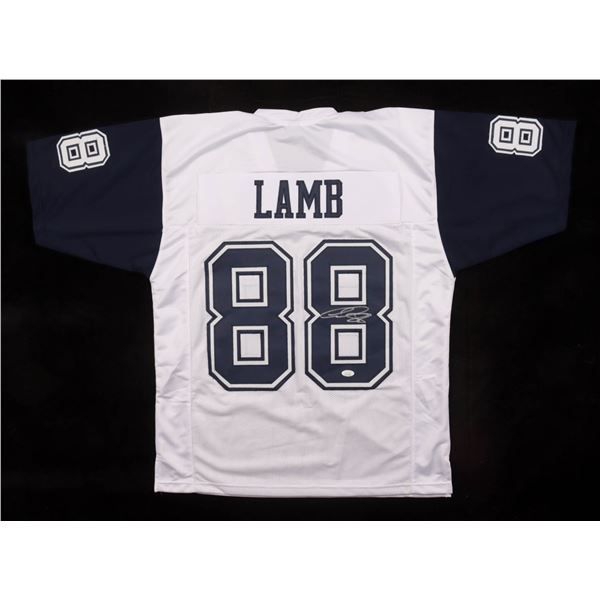 CEE DEE LAMB SIGNED FOOTBALL JERSEY - JSA COA