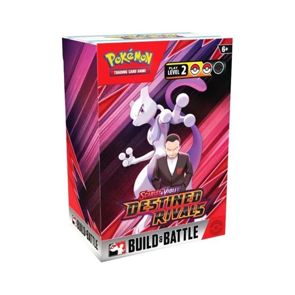 POKEMON TCG SCARLET & VIOLET DESTINED RIVALS BUILD TO BATTLE SEALED BOX