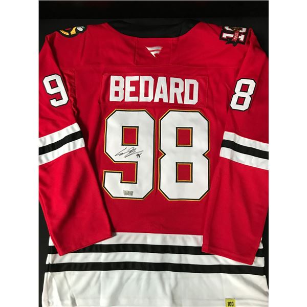 CONNOR BEDARD SIGNED CHICAGO BLACKHAWKS JERSEY - ACE COA