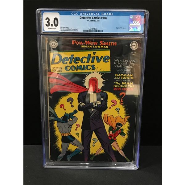 DETECTIVE COMICS #168 - CGC GRADE 3