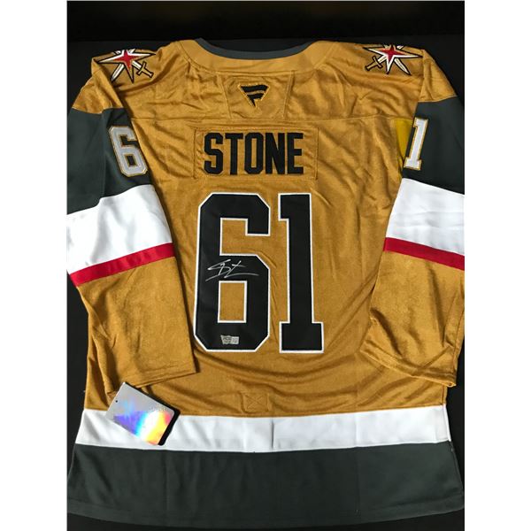 MARK STONE SIGNED LAS VEGAS GOLDEN KNIGHTS GOLDEN JERSEY - ACE COA
