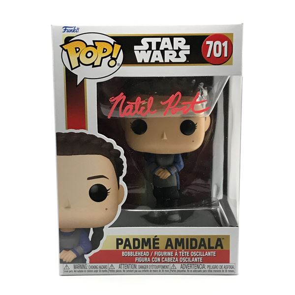 NATALIE PORTMAN SIGNED PADME STAR WARS FUNKO POP - KB COA
